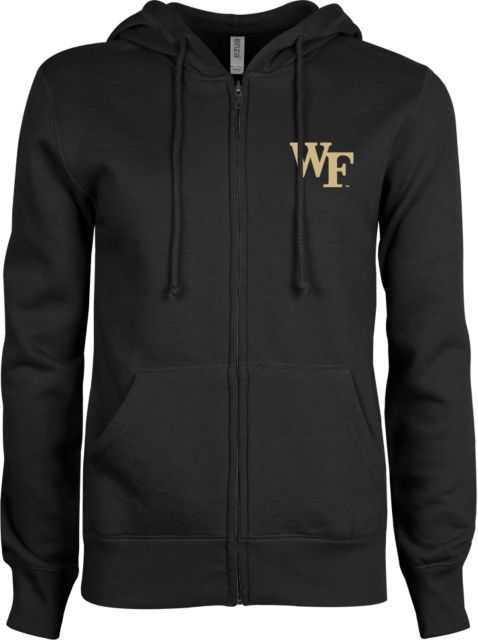 Wake Forest ENZA Ladies Fleece Full Zip Hoodie WF - ONLINE ONLY