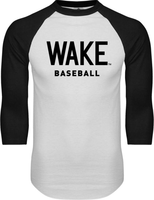 Wake Forest Raglan Baseball T Shirt Wake Baseball - ONLINE ONLY