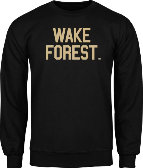 Wake Forest Fleece Crew Wake Forest Stacked - ONLINE ONLY