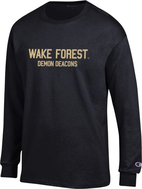 Wake Forest Champion Long Sleeve T Shirt Wake Forest - ONLINE ONLY