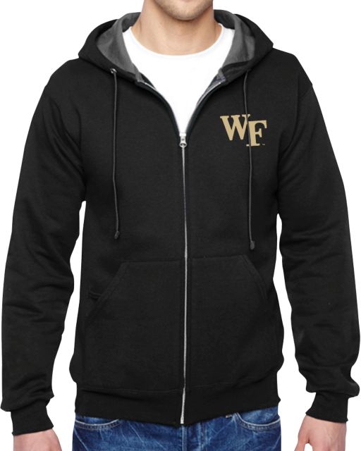 Wake Forest Fleece Full Zip Hoodie WF - ONLINE ONLY