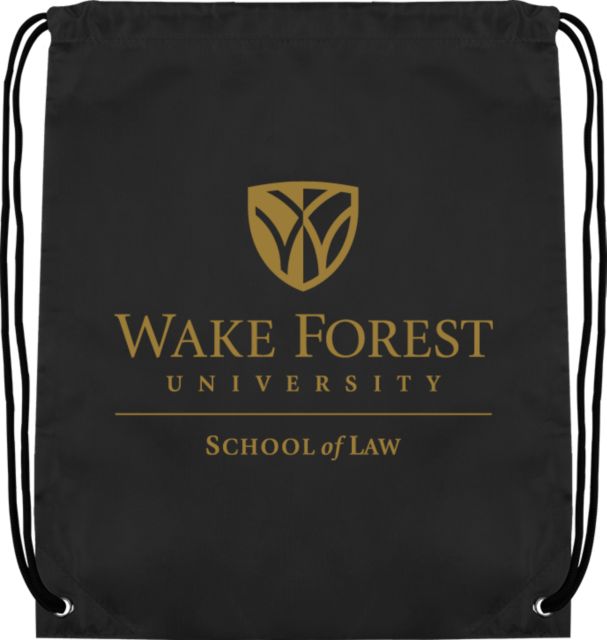 Wake Forest Drawstring Backpack Wake Forest University - School of Law - ONLINE ONLY