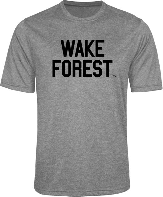 Wake Forest Performance Heather Contender Tee Wake Forest Stacked - ONLINE ONLY