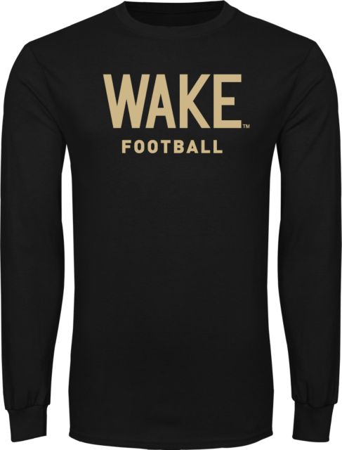 Wake Forest Long Sleeve T Shirt Wake Football - ONLINE ONLY