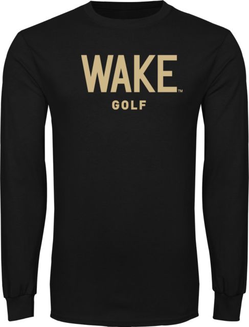 Wake Forest Long Sleeve T Shirt Wake Golf - ONLINE ONLY