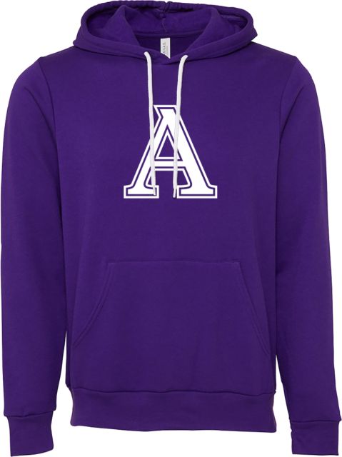 Amherst College Bella + Canvas Fleece Hood Amherst College A - ONLINE ONLY