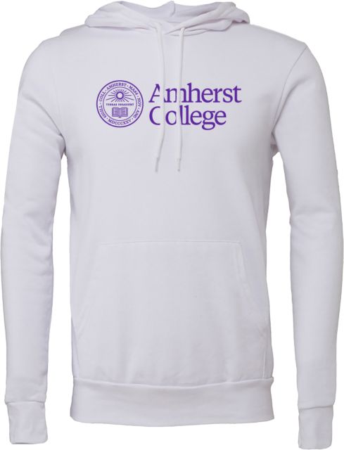 Amherst College Bella + Canvas Fleece Hood Amherst College with Seal - ONLINE ONLY