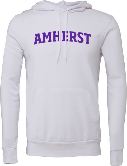 Amherst College Bella + Canvas Fleece Hood Amherst Arched - ONLINE ONLY