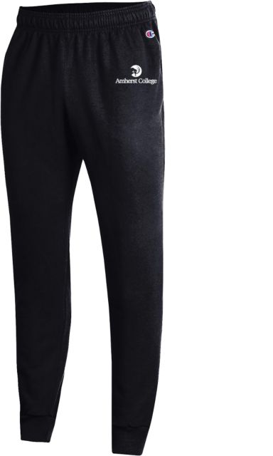 Amherst College Champion Powerblend Fleece Jogger Amherst College Circle Mammoth Stacked - ONLINE ONLY,
