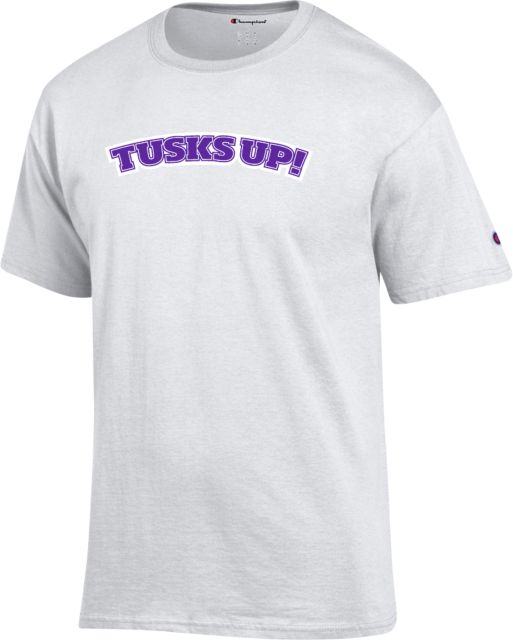 Amherst College Champion T Shirt Tusks Up Arched - ONLINE ONLY