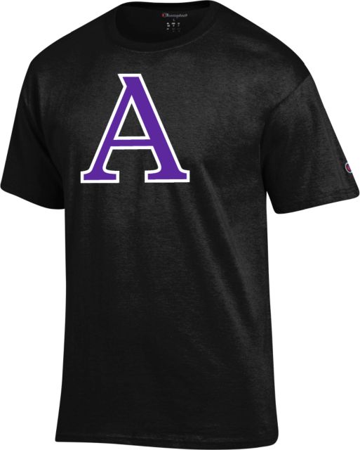 Amherst College Champion T Shirt Amherst Monogram A - ONLINE ONLY