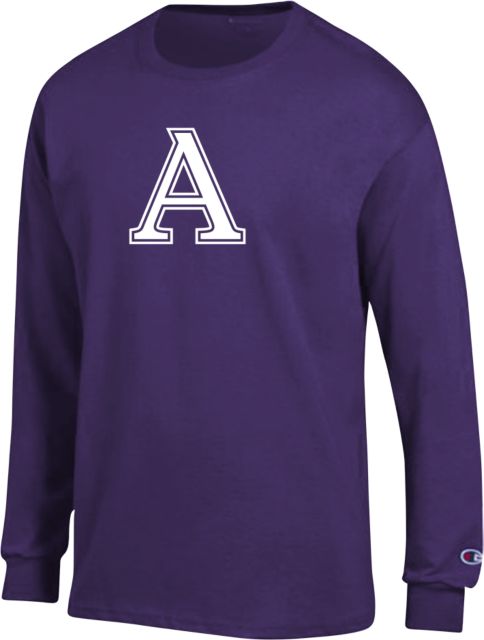 Amherst College Champion Long Sleeve T Shirt Amherst College A - ONLINE ONLY,