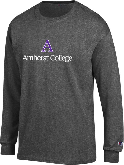 Amherst College Champion Long Sleeve T Shirt A Amherst College - ONLINE ONLY