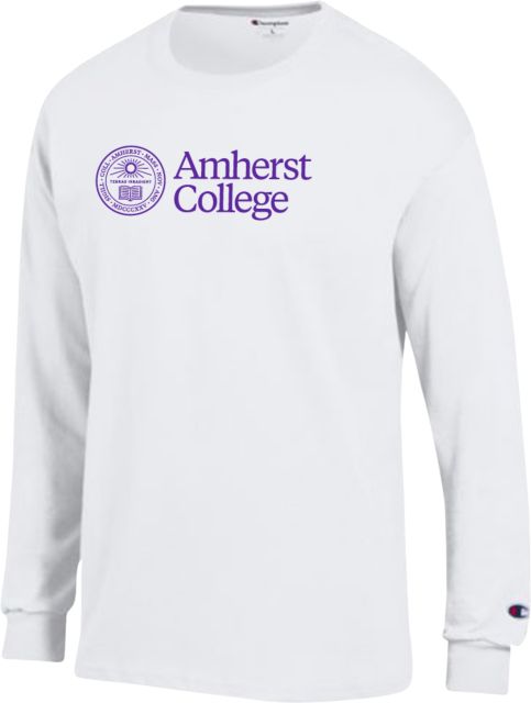 Amherst College Champion Long Sleeve T Shirt Amherst College with Seal - ONLINE ONLY