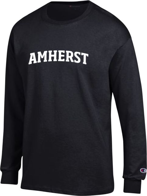Amherst College Champion Long Sleeve T Shirt Amherst Arched - ONLINE ONLY