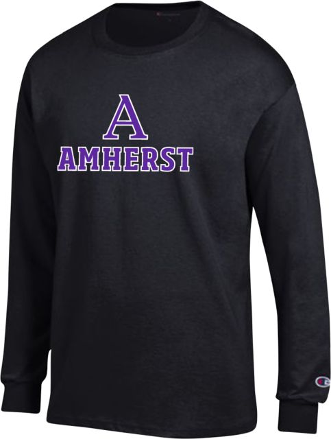 Amherst College Champion Long Sleeve T Shirt A Amherst - ONLINE ONLY