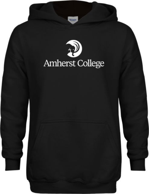 Amherst College Youth Fleece Hoodie Amherst College Circle Mammoth Stacked - ONLINE ONLY