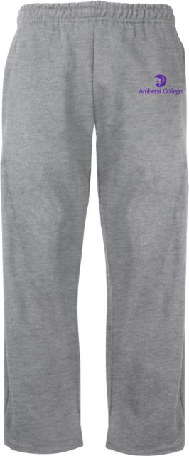 Amherst College Fleece Open Bottom Pant Amherst College Circle Mammoth Stacked - ONLINE ONLY,