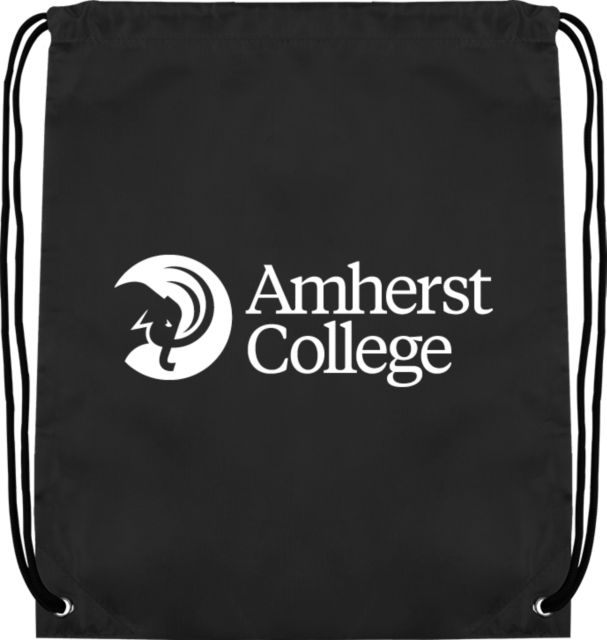Amherst College Drawstring Backpack Amherst College Circle Mammoth Horizontal - ONLINE ONLY