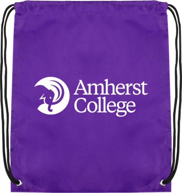 Amherst College Drawstring Backpack Amherst College Circle Mammoth Horizontal - ONLINE ONLY
