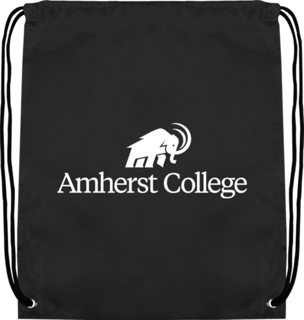 Amherst College Drawstring Backpack Amherst College Mammoth Lock Up Centered - ONLINE ONLY