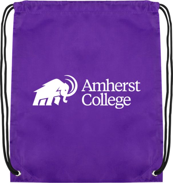 Amherst College Drawstring Backpack Amherst College Mammoth Lock Up - ONLINE ONLY