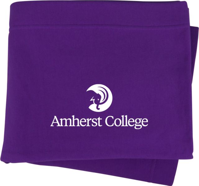 Amherst College Sweatshirt Blanket Amherst College Circle Mammoth Stacked - ONLINE ONLY