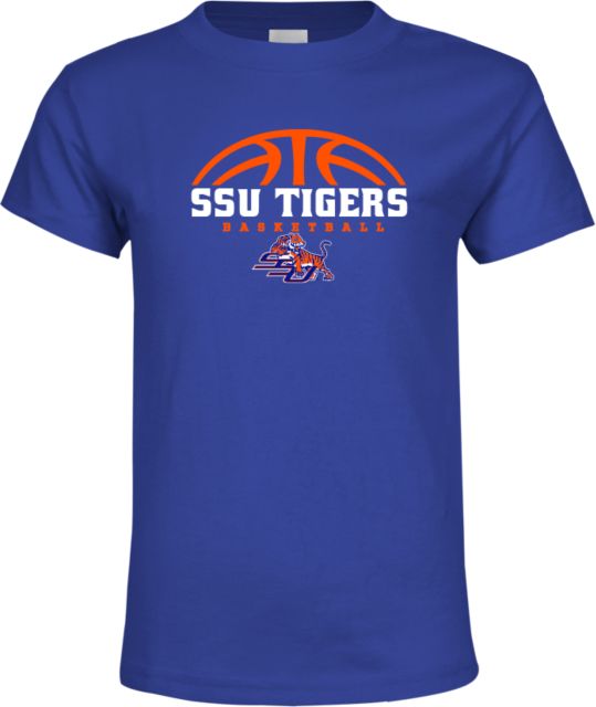 Savannah State Youth T Shirt Stacked Basketball Design - ONLINE ONLY