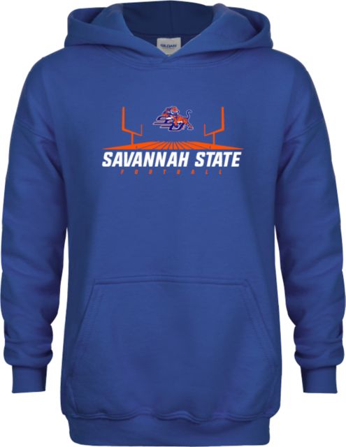 Savannah State Youth Fleece Hoodie Football Field Design - ONLINE ONLY