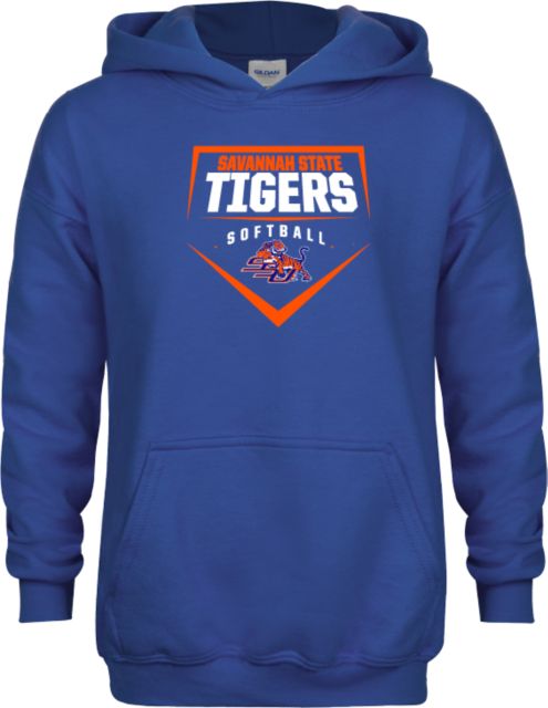 Savannah State Youth Fleece Hoodie Softball Plate Design - ONLINE ONLY