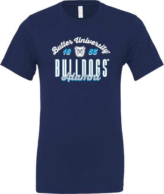 Butler Bella + Canvas Jersey Cotton T Shirt Butler University Est 1855 Bulldogs Alumni - ONLINE ONLY