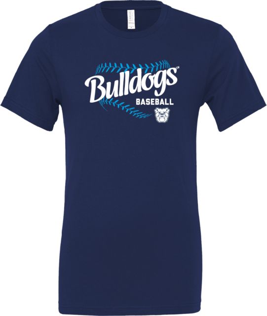Butler Bella + Canvas Jersey Cotton T Shirt Butler University Bulldogs Baseball Design - ONLINE ONLY