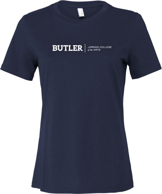Butler Bella + Canvas Womens Relaxed Cotton T Shirt College of Pharmacy and Health Sciences - Butler - ONLINE ONLY