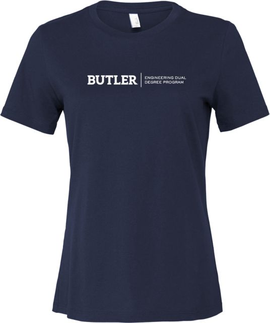 Butler Bella + Canvas Womens Relaxed Cotton T Shirt Butler Engineering Degree Program  - Flat - ONLINE ONLY