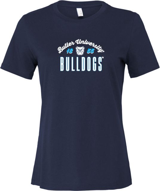 Butler Bella + Canvas Womens Relaxed Cotton T Shirt Butler University Est 1855 Bulldogs - ONLINE ONLY
