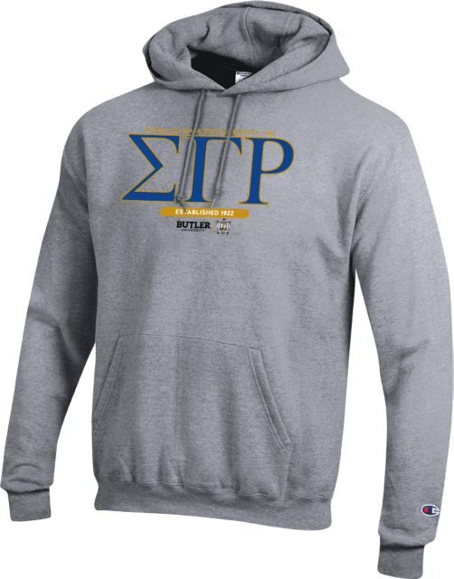 Butler Champion Fleece Hoodie Sigma Gamma Rho Sorority Letters