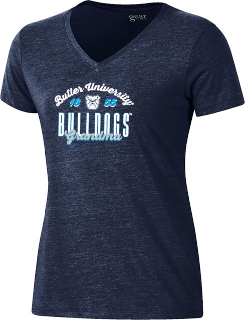 Butler Gear Womens Triblend VNeck Tee Butler University Est 1855 Bulldogs Grandma - ONLINE ONLY
