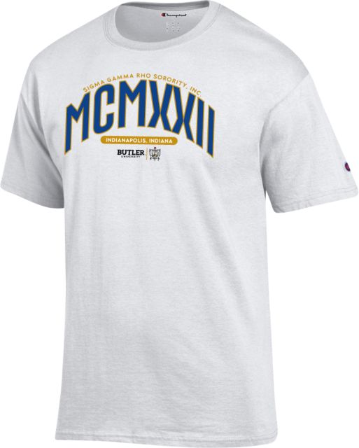 Butler Sigma Gamma Rho Champion T Shirt MCMXXII