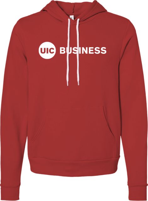 UIC Bella + Canvas Fleece Hood UIC Business - ONLINE ONLY