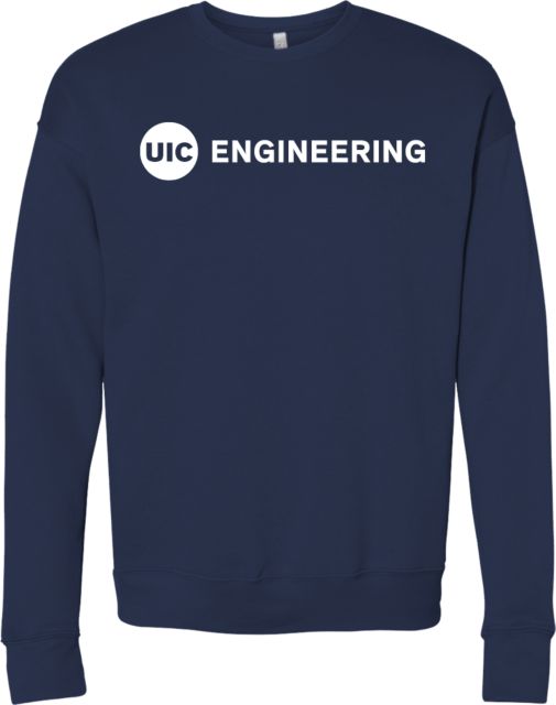 UIC Bella + Canvas Fleece Crew UIC Engineering - ONLINE ONLY