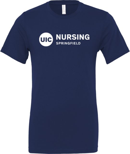 UIC Bella + Canvas Jersey Cotton T Shirt UIC Nursing Springfield - ONLINE ONLY