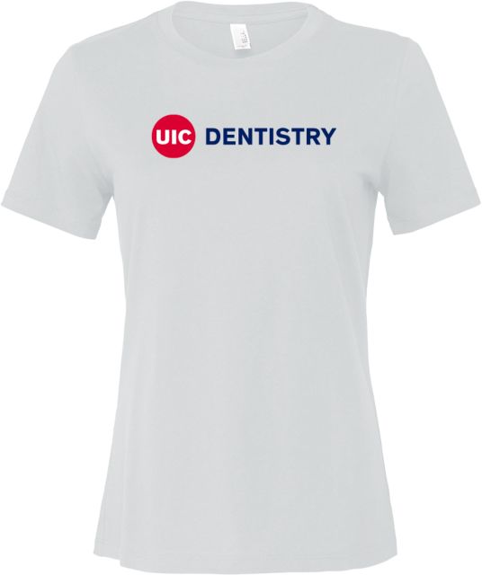 UIC Bella + Canvas Womens Relaxed Cotton T Shirt UIC Dentistry - ONLINE ONLY