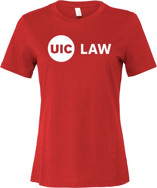 UIC Bella + Canvas Womens Relaxed Cotton T Shirt UIC Law - ONLINE ONLY