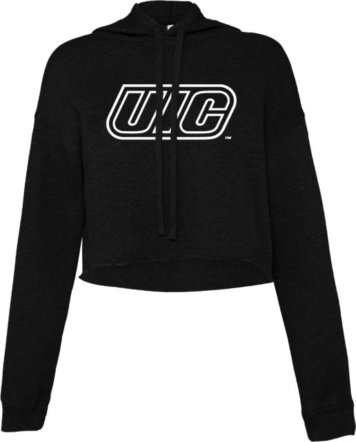 UIC Bella + Canvas Cropped Fleece Hood UIC- ONLINE ONLY