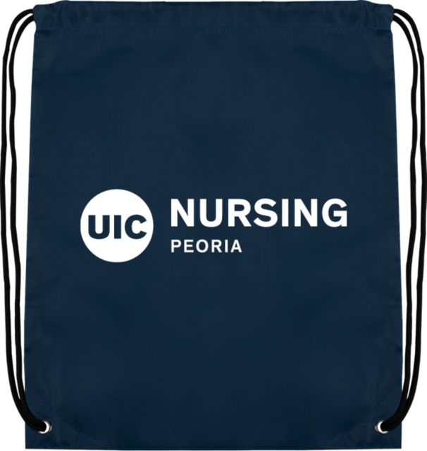 UIC Drawstring Backpack UIC Nursing Peoria - ONLINE ONLY