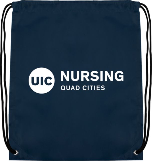 UIC Drawstring Backpack UIC Nursing Quad Cities - ONLINE ONLY