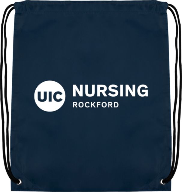 UIC Drawstring Backpack UIC Nursing Rockford - ONLINE ONLY