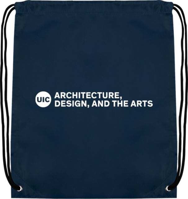 UIC Drawstring Backpack UIC Architecture Design and the Arts - ONLINE ONLY