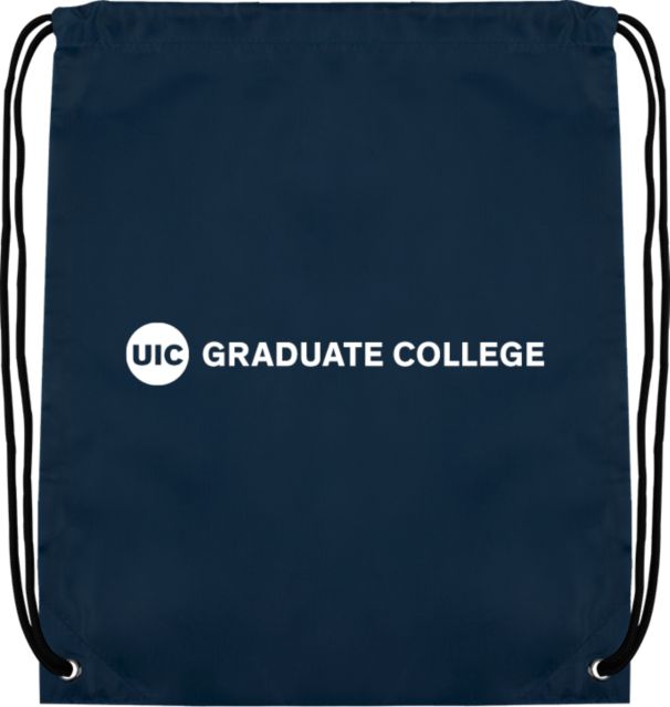 UIC Drawstring Backpack UIC Graduate College - ONLINE ONLY