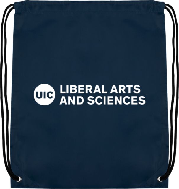UIC Drawstring Backpack UIC Liberal Arts and Sciences - ONLINE ONLY
